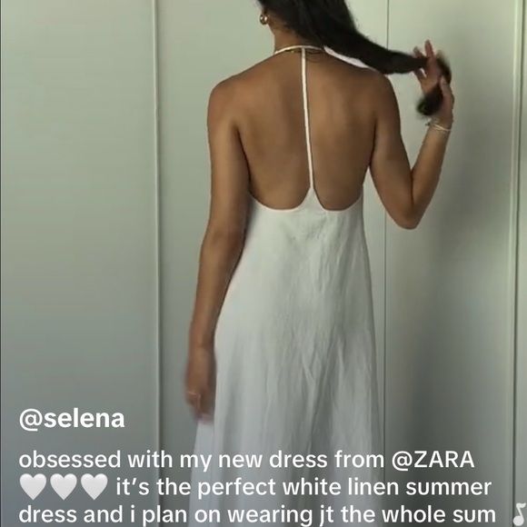 Zara Linen Maxi Dress - Picture 3 of 7